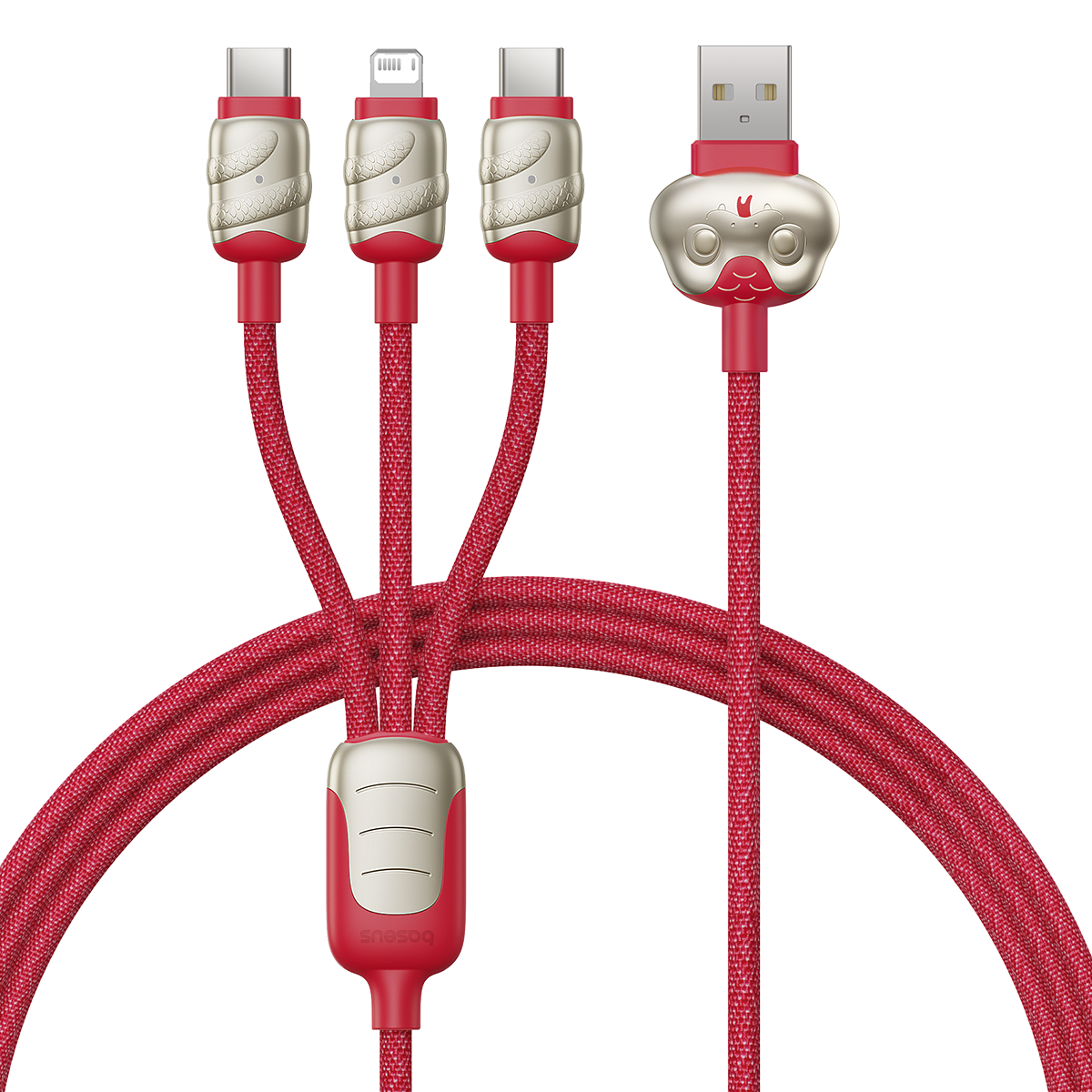 蛇年生肖系列 快充充电线 USB to 