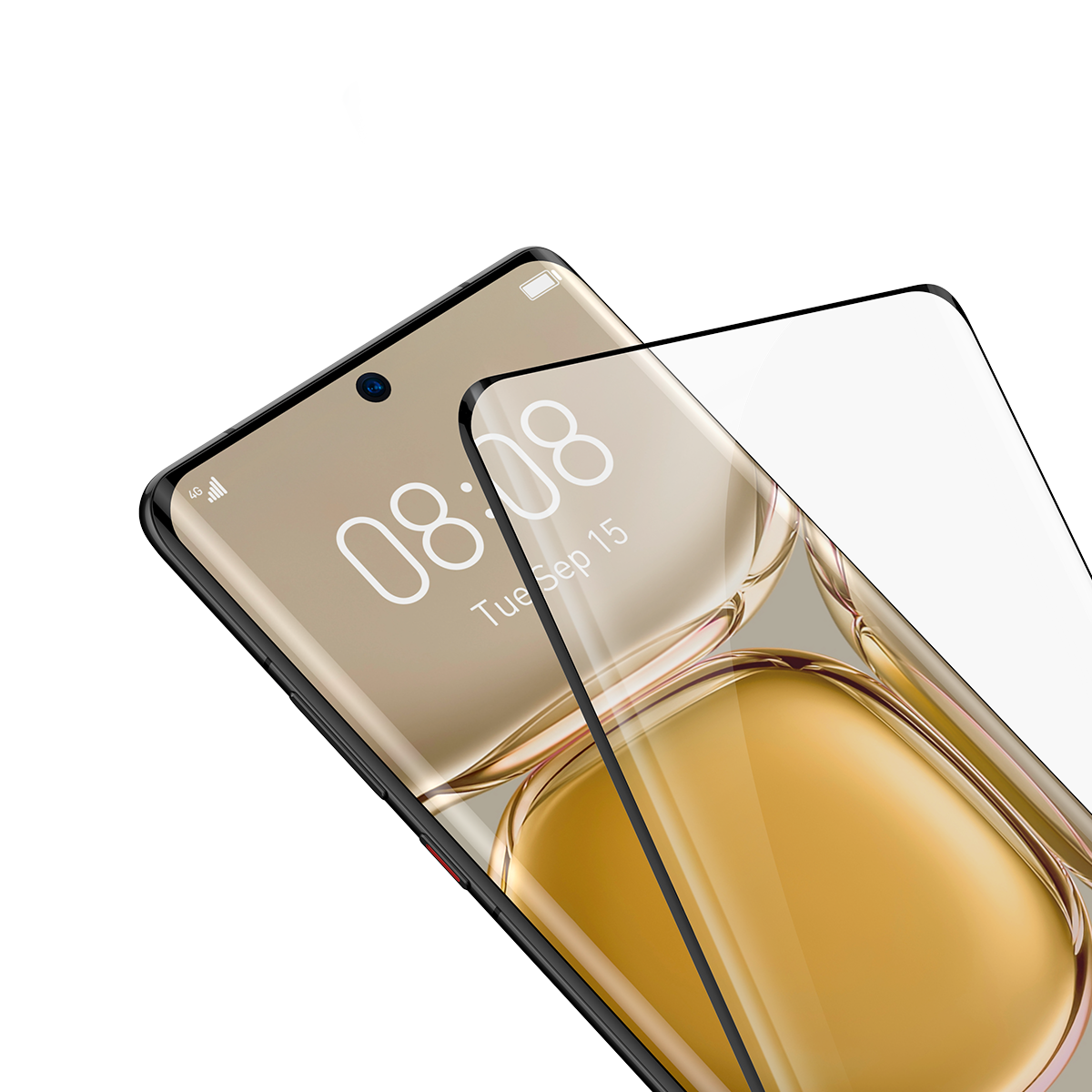 0.25mm全屏曲面全胶钢化膜 For 华为P50 Pro (单片装)缩略图